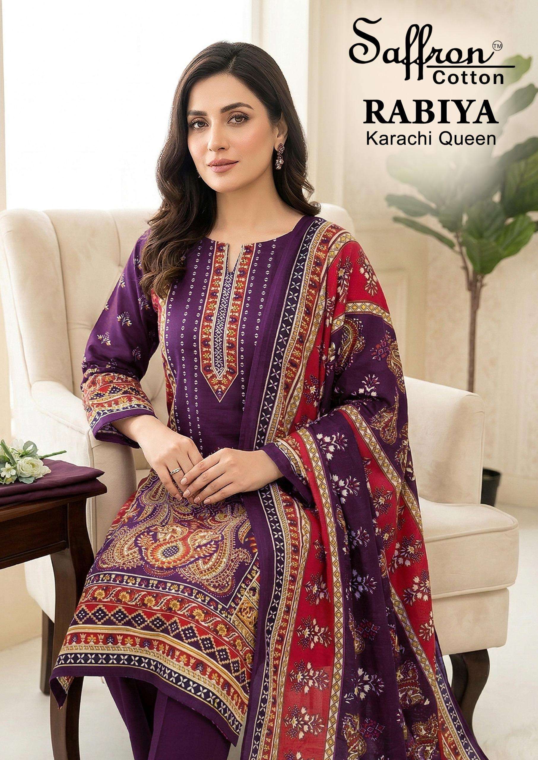 RABIYA KARACHI QUEEEN OPEN PIC BY SAFFRON COTTON